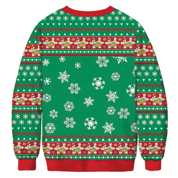 Ugly Grinch Merry Christmas Sweater product photo 2
