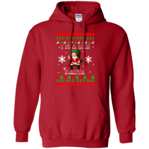Ugly Santa I Feel Like Santa Christmas Shirt Hoodie Red S