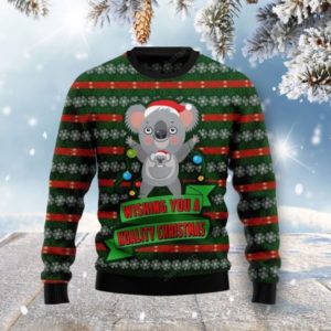 Wishing You A Koality Christmas Sweater AOP Sweater Green S