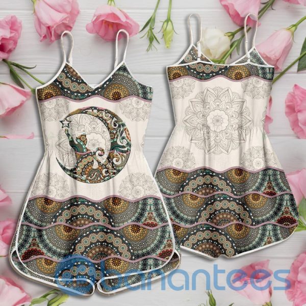 Mandala cat Rompers For Women Product Photo