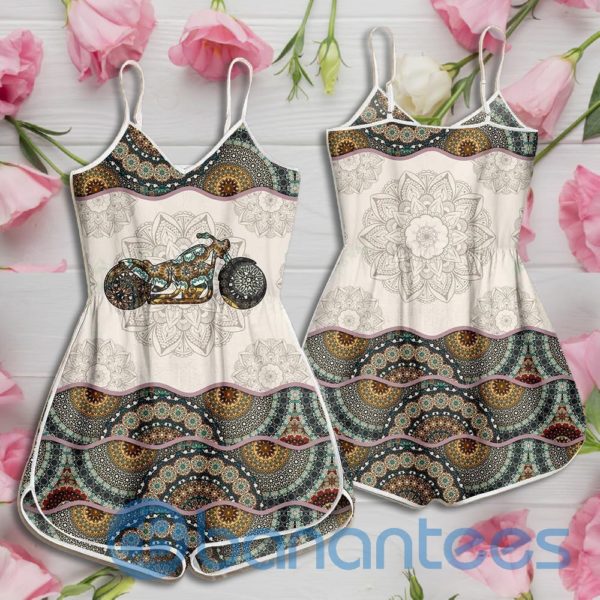Mandala motorcycle Rompers For Women Product Photo