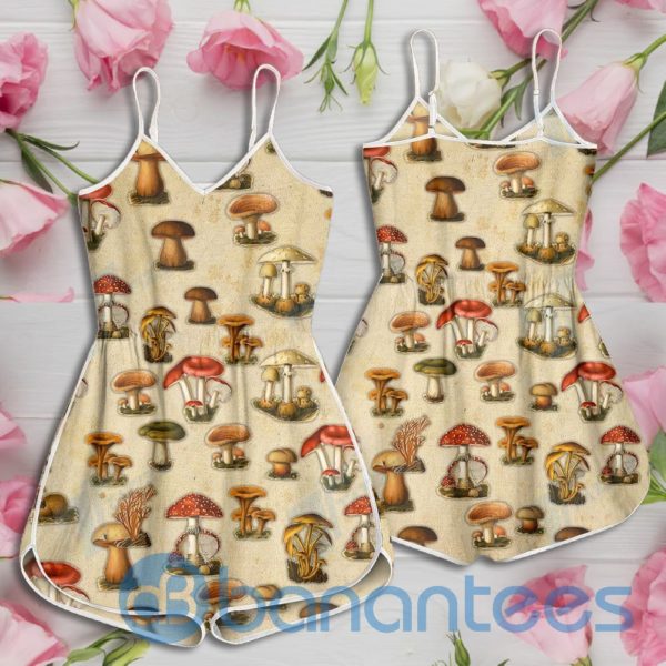 Mushroom color pattern Rompers For Women sMu Product Photo