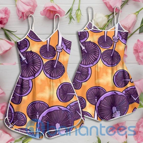 Mushroom Psychedelic Color Rompers For Women Product Photo
