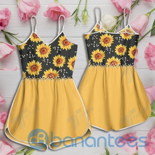Sunflower pattern Rompers For Women Product Photo