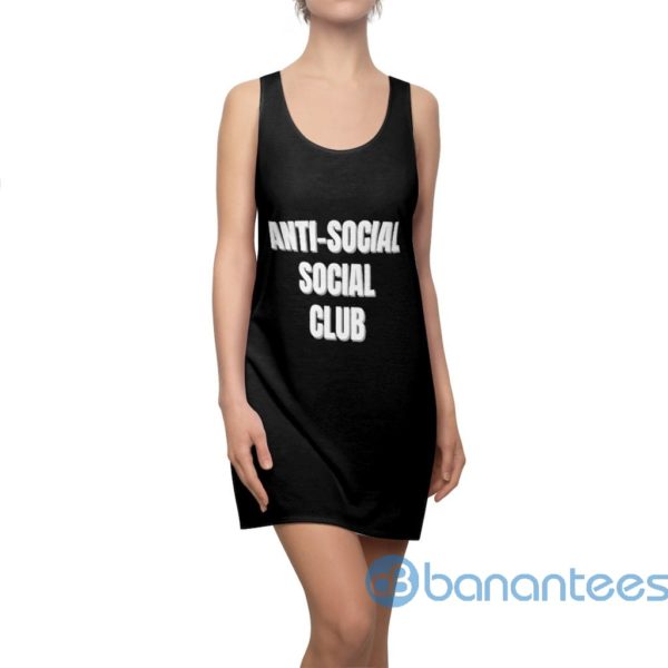 Anti Socical Social Club Black Racerback Dress For Women Product Photo