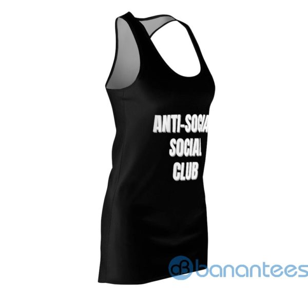 Anti Socical Social Club Black Racerback Dress For Women Product Photo