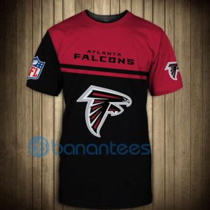 Atlanta Falcons Hand Skull Full Printed 3D T Shirt Product Photo
