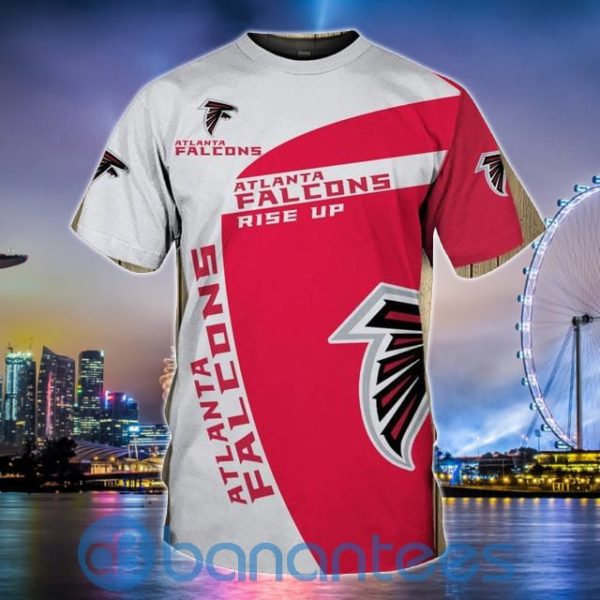Atlanta Falcons Rise Up 3D T Shirt Short Sleeves Product Photo