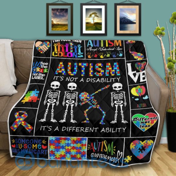 Austim I See Your True Quilt Blanket Product Photo