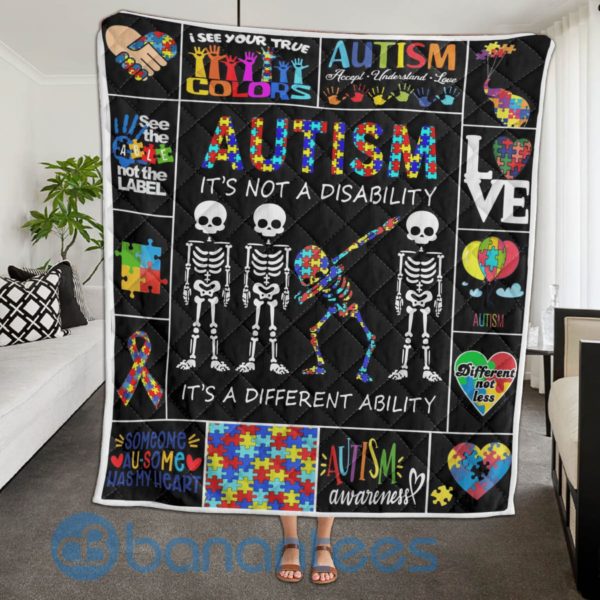 Austim I See Your True Quilt Blanket Product Photo