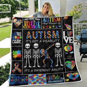 Austim I See Your True Quilt Blanket Product Photo