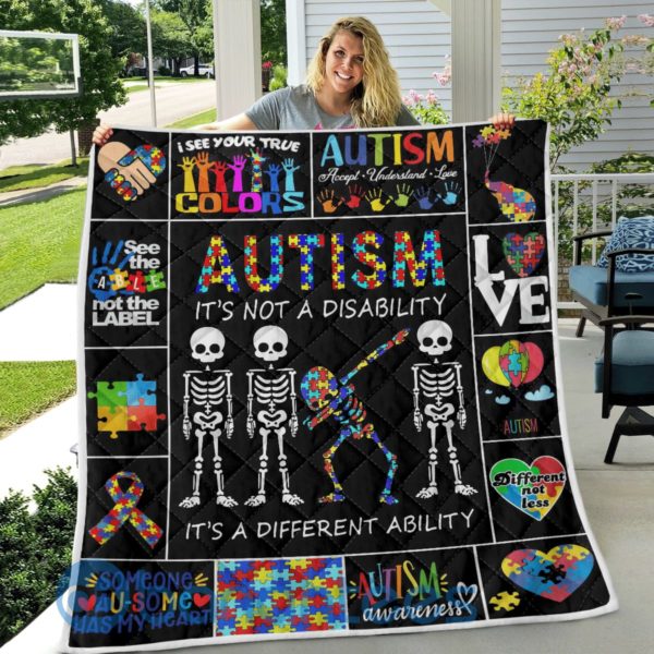 Austim I See Your True Quilt Blanket Product Photo