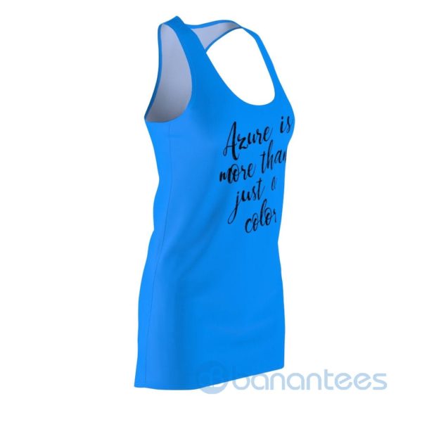 Azure Is More Than Just A Color Royal Racerback Dress For Women Product Photo