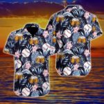 Baseball And Beer Blue Hawaiian Shirt