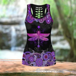 Beautiful Dragonfly Lover Tank Top Legging Set Outfit Product Photo