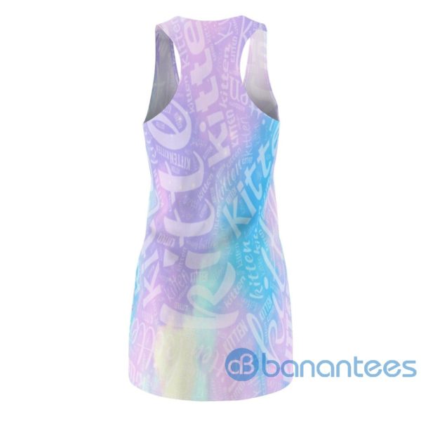 Beautiful Girl Mardi Gras Mask Carnival Racerback Dress For Women Product Photo
