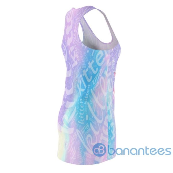 Beautiful Girl Mardi Gras Mask Carnival Racerback Dress For Women Product Photo