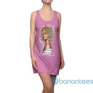 Beautiful Girl Pink Racerback Dress For Women Product Photo