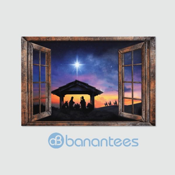Beautiful Halo Night Jesus Wall Art Canvas Product Photo