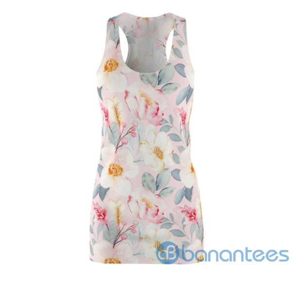 Beautiful Watercolor Flowers Art Design Racerback Dress Product Photo