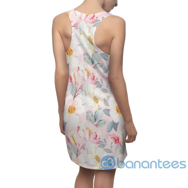 Beautiful Watercolor Flowers Art Design Racerback Dress Product Photo