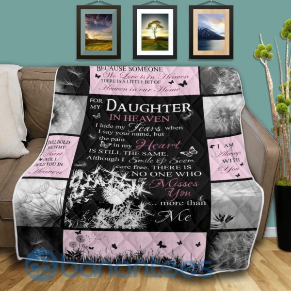 Because Someone We Love Is In Heaven Blanket Quilt Product Photo
