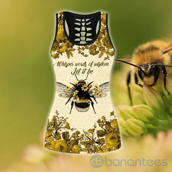 Bees Let It Be Tank Top Legging Set Outfit Product Photo