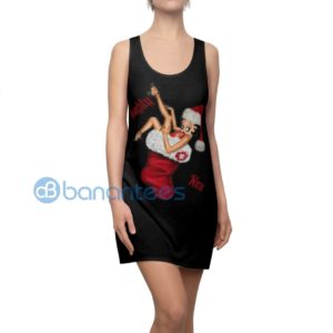Betty Boop Christmas Black Racerback Dress Product Photo