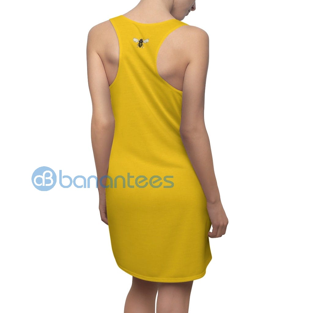 black-bear-and-floral-yellow-racerback-dress-for-women-7-myFPn.jpg Black Bear And Floral Yellow Racerback Dress For Women Product Photo