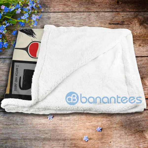Black Cat Impress Me Human Sherpa Blanket Product Photo