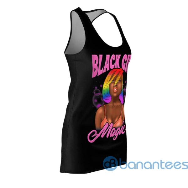 Black Girl Magic Black Racerback Dress For Women Product Photo