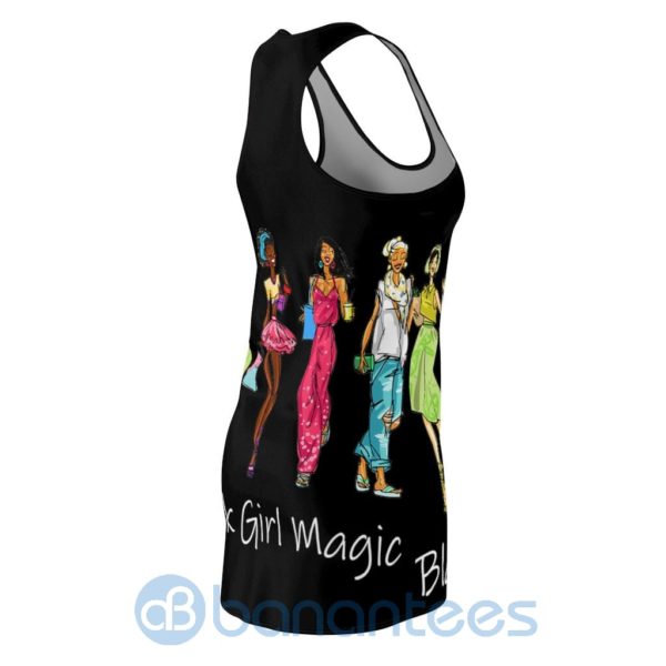 Black Girl Magic Black Racerback Dress For Women Product Photo