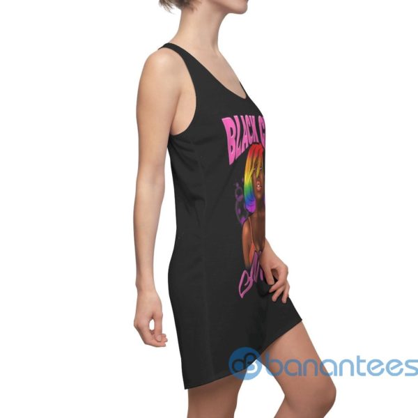 Black Girl Magic Black Racerback Dress For Women Product Photo