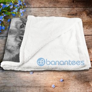 Black Wolf To My Son Never Forget I Love You Sherpa Blanket Product Photo