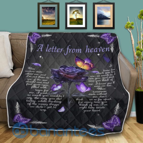 Blanket Butterfly A Letter From Heaven Quilt Blanket Product Photo