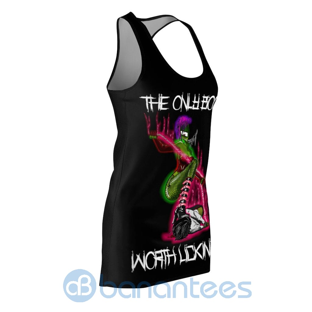 boot-licker-goth-punk-black-racerback-dress-for-women-3-RsDjU.jpg Boot Licker Goth Punk Black Racerback Dress For Women Product Photo
