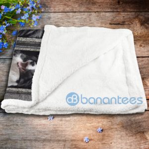 Border Collie Sheep Dog Sherpa Blanket Product Photo