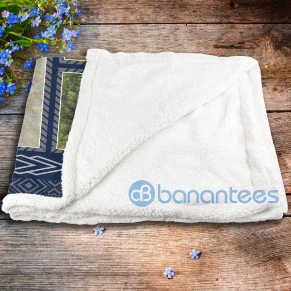 Border Collie Watercolor Art Sherpa Blanket Product Photo