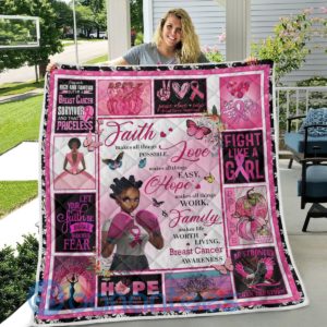 Breast Cantcer Survivor Quilt Blanket Quilt Product Photo