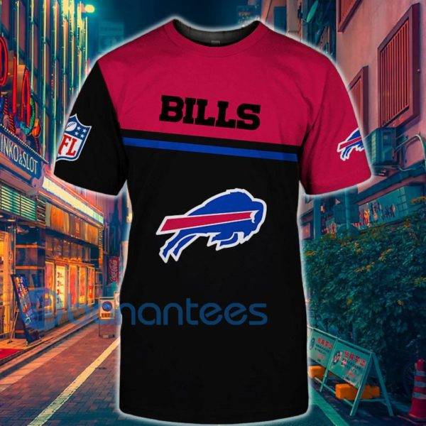 Buffalo Bills Hand Skull Full Print 3D T Shirt Product Photo