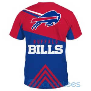 Buffalo Bills Vintage Short Sleeve 3D T Shirt Gift Product Photo