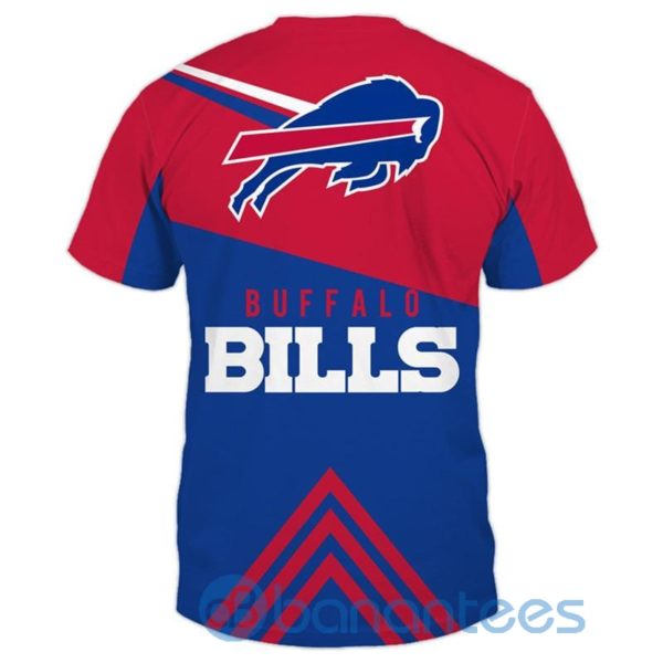 Buffalo Bills Vintage Short Sleeve 3D T Shirt Gift Product Photo