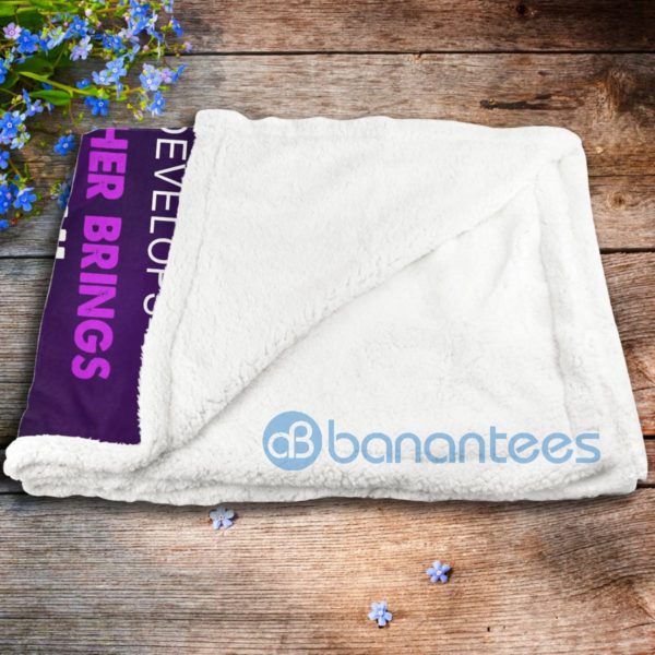 Butterfly To My Mother You Taught Me How To Flyt Love Sherpa Blanket Product Photo