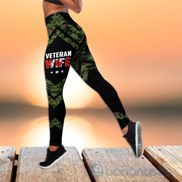 Canadian Veteran Wife Tank Top Legging Set Outfit Product Photo