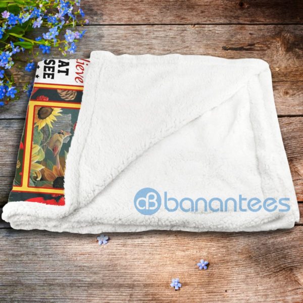 Cardinal Bird I am Always With You Sherpa Blanket Product Photo