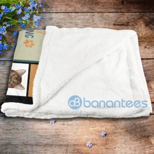 Cat Lover Love My Cat Sherpa Blanket Product Photo