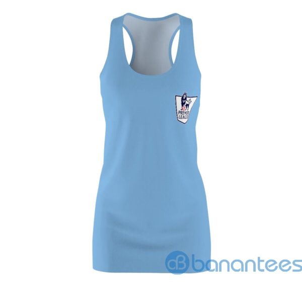 Chelsea Football Club Logo Light Blue Racerback Dress For Women Product Photo