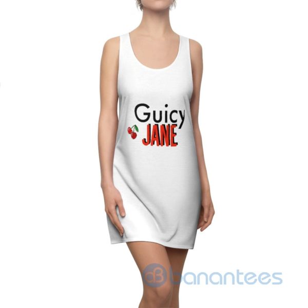 Cherry Guicy Jane White Racerback Dress For Women Product Photo