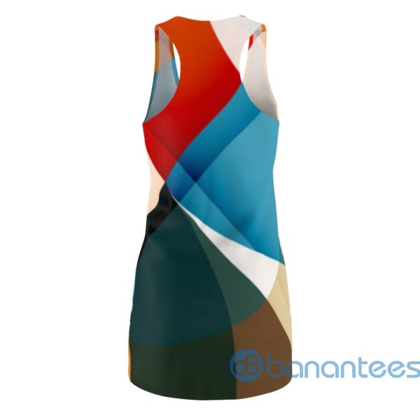Circular Abstract Pattern Racerback Dress For Women Product Photo