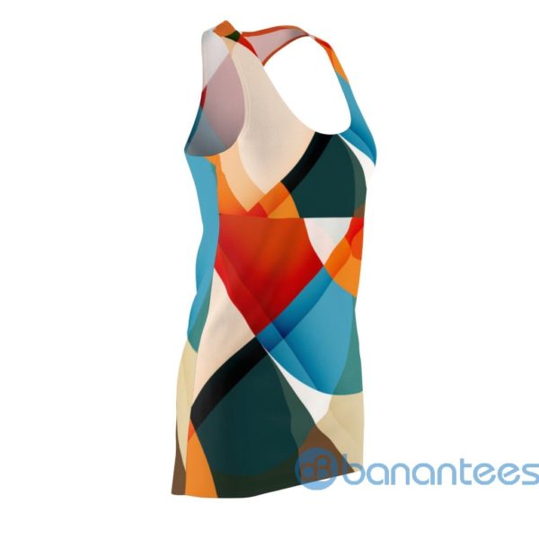 Circular Abstract Pattern Racerback Dress For Women Product Photo